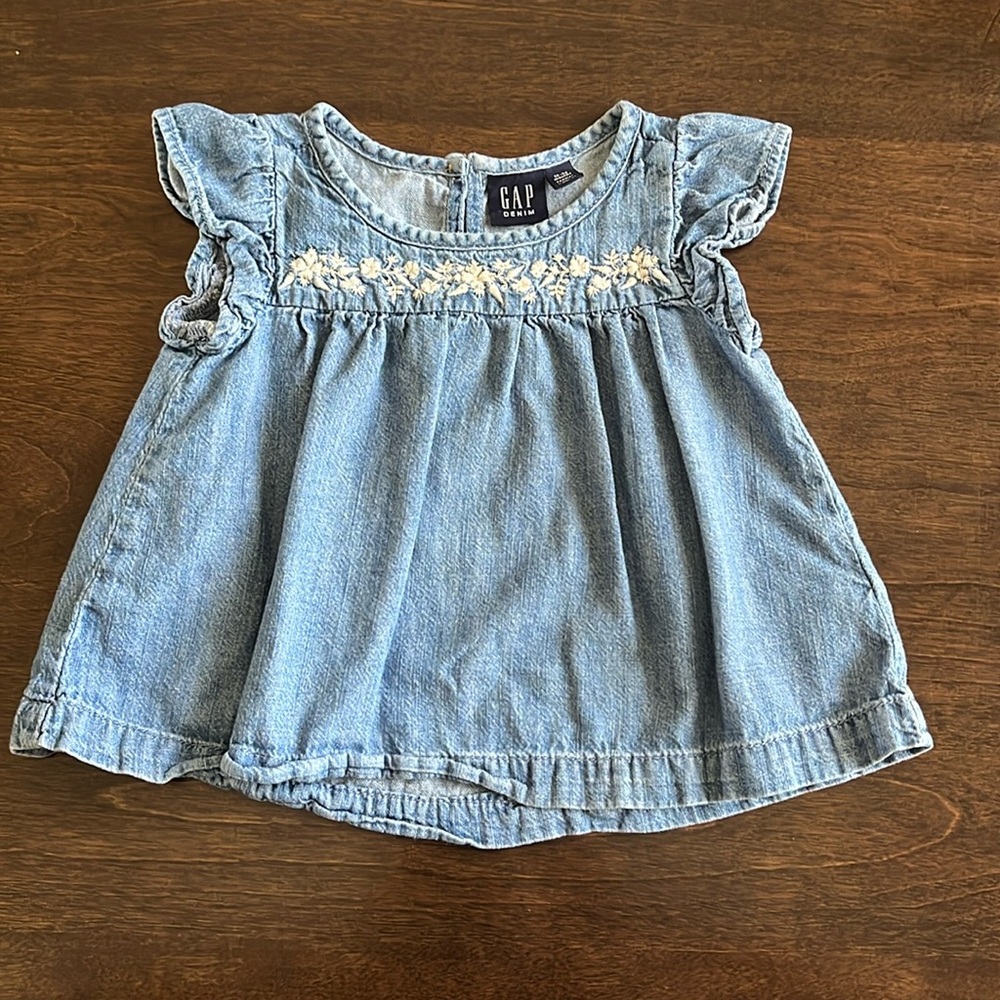 Gap Denim Toddler Shirt. 18-24 Months.